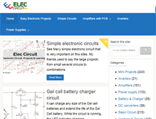 Tablet Screenshot of eleccircuit.com